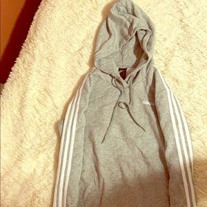Grey adidas hoodie